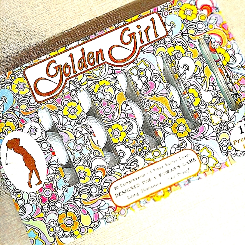 Golden Girl Golf Balls